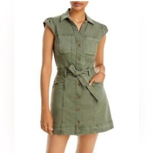 PAIGE Jaxsyn Belted Utility Mini Dress